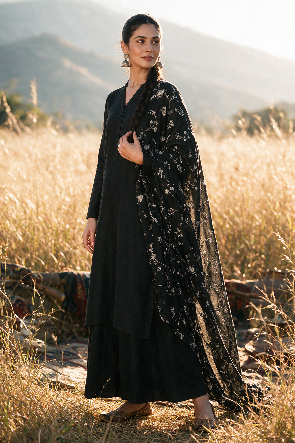 Sequin Shawl - 0011
