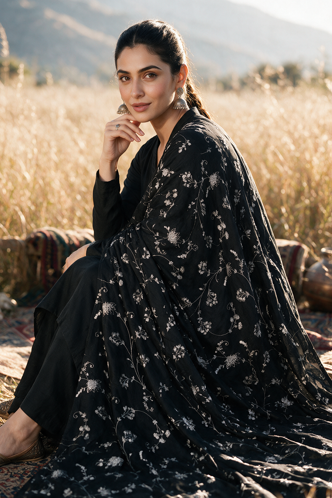Sequin Shawl - 0011