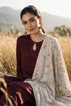 Resham Embroidered Shawl - 0013