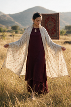Resham Embroidered Shawl - 0013