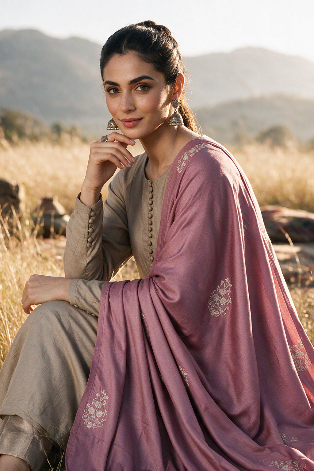 Sequin Shawl - 0020