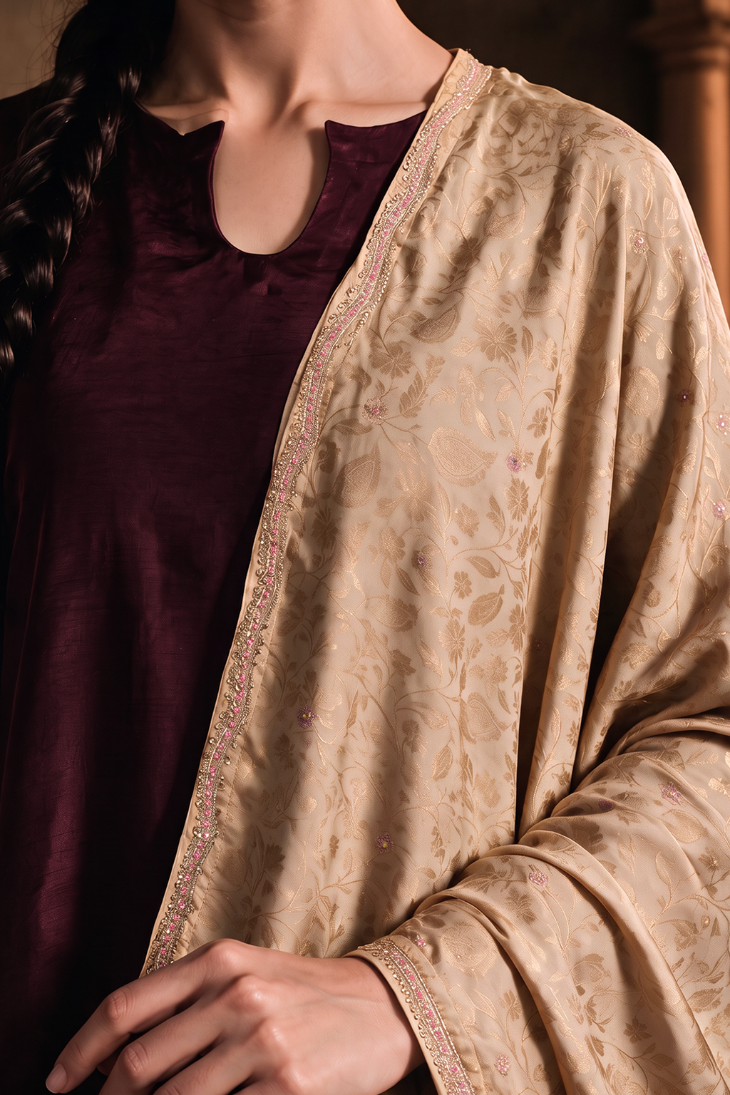 Sequin Shawl - 0027