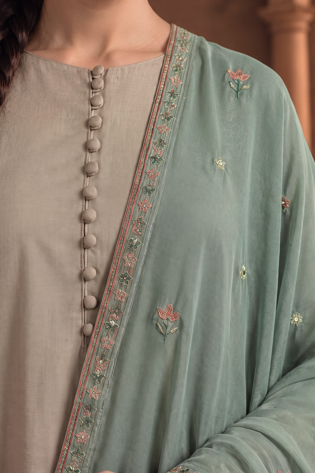 Sequin Shawl - 0028