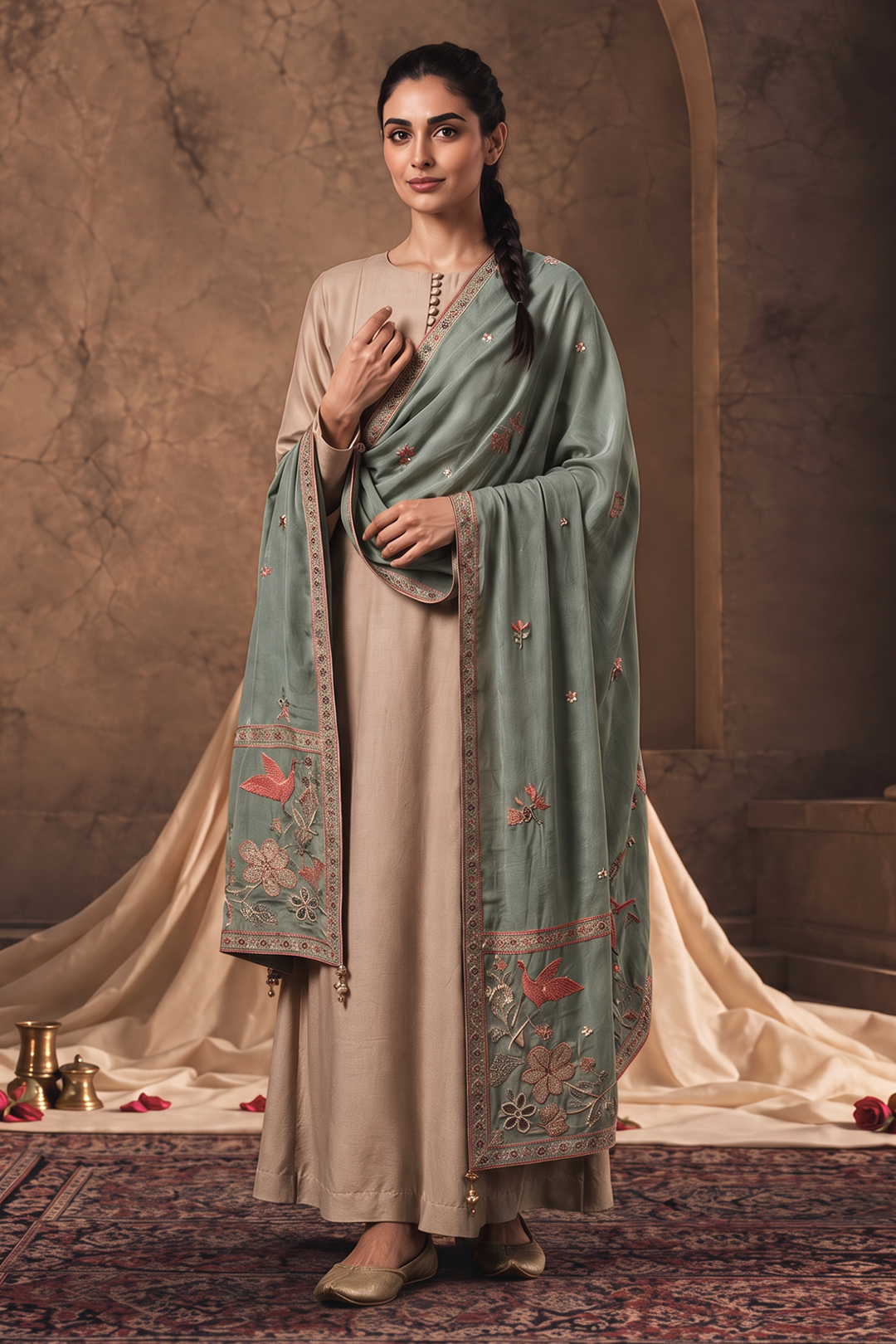 Sequin Shawl - 0028
