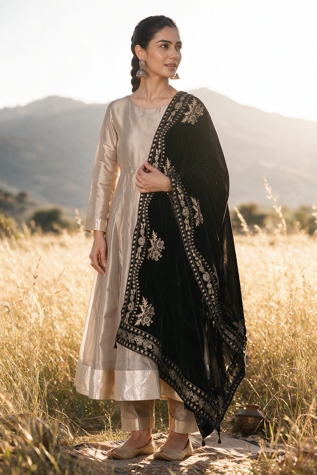 Sequin Shawl - 0031