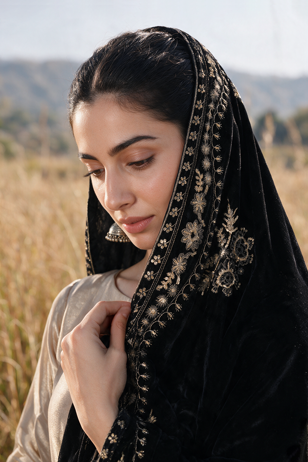 Sequin Shawl - 0031