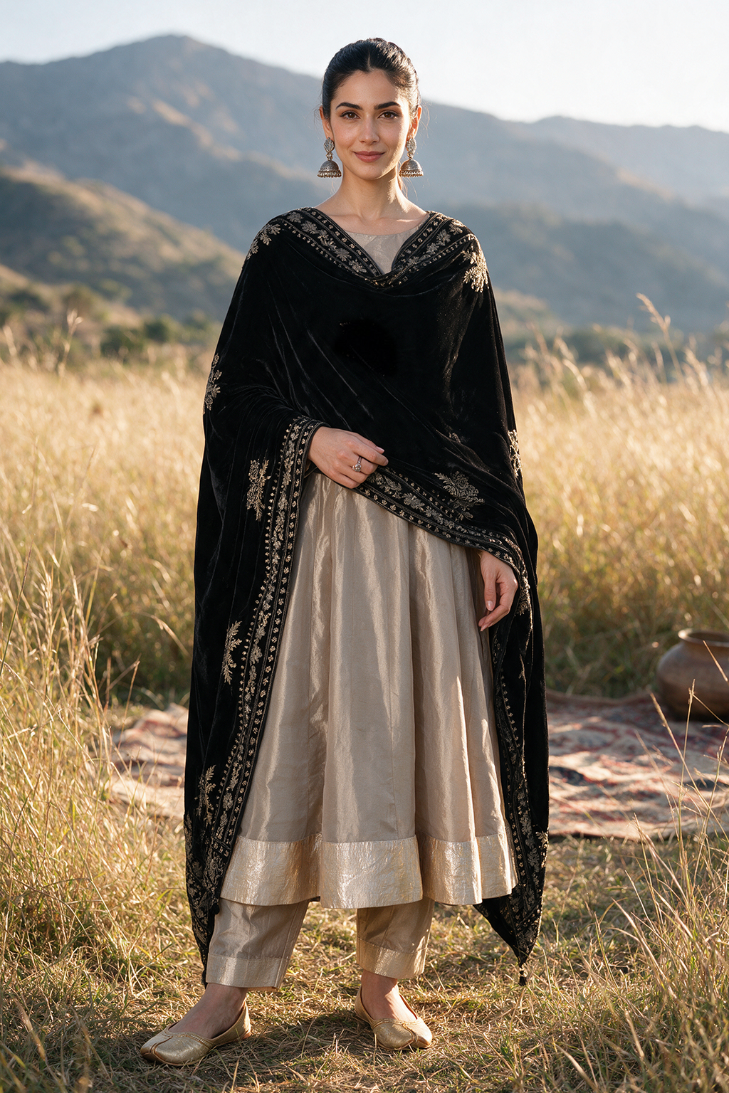 Sequin Shawl - 0031