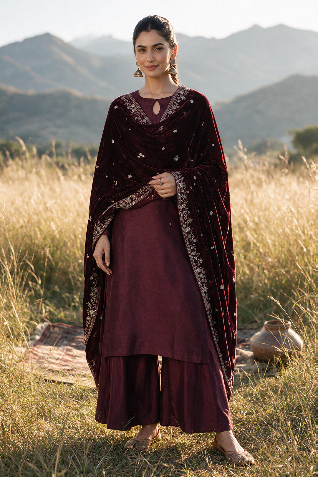 Sequin Shawl - 0032
