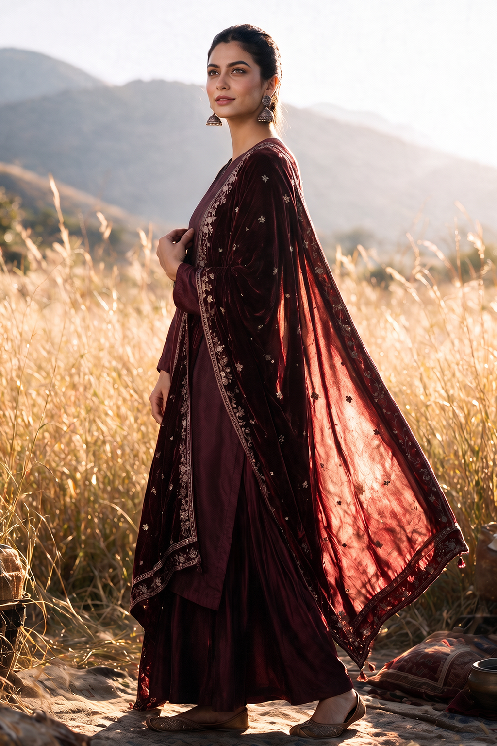 Sequin Shawl - 0032