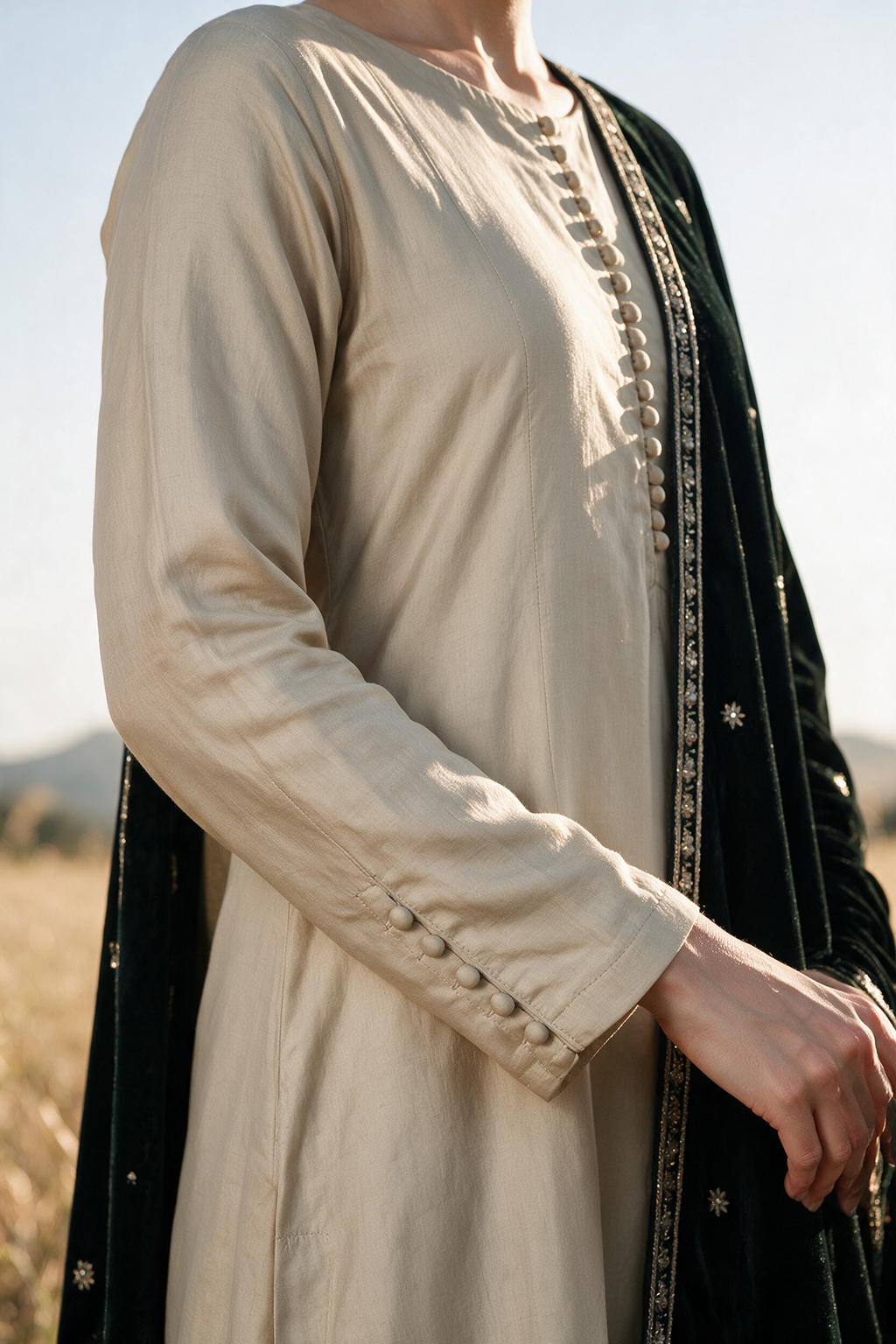 Sequin Shawl - 0033