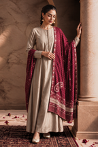 Chikankari Shawl - 0002