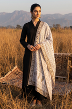 Chikankari Shawl - 0034