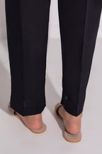 Straight Trouser Cambric Black - 0001