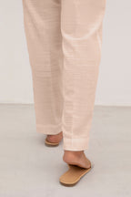 Straight Trouser Khaddar Beige - 0003