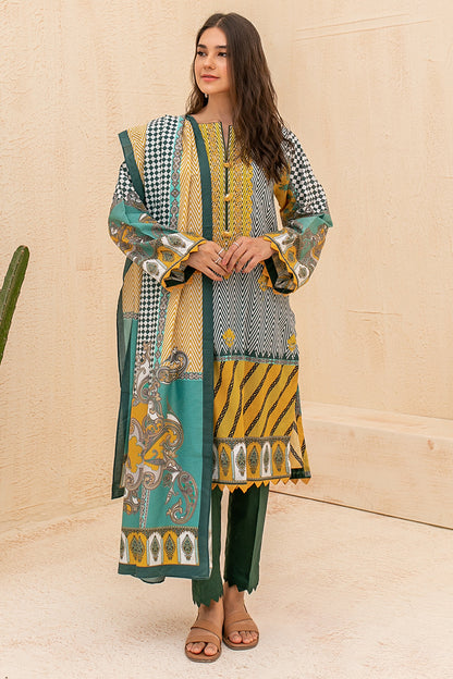 Embroidered Shirt Shalwar Dupatta - 0057