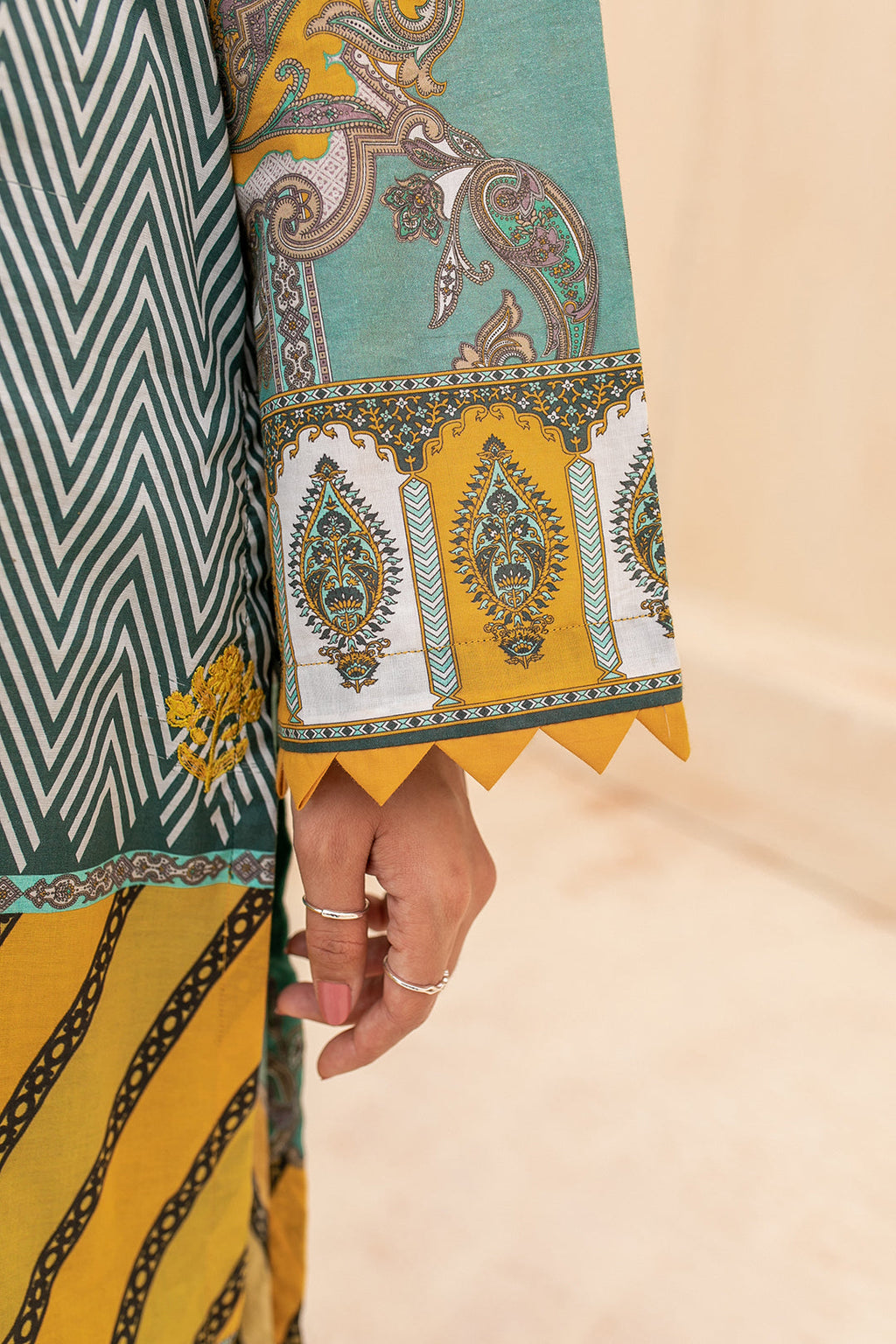 Embroidered Shirt Shalwar Dupatta - 0057