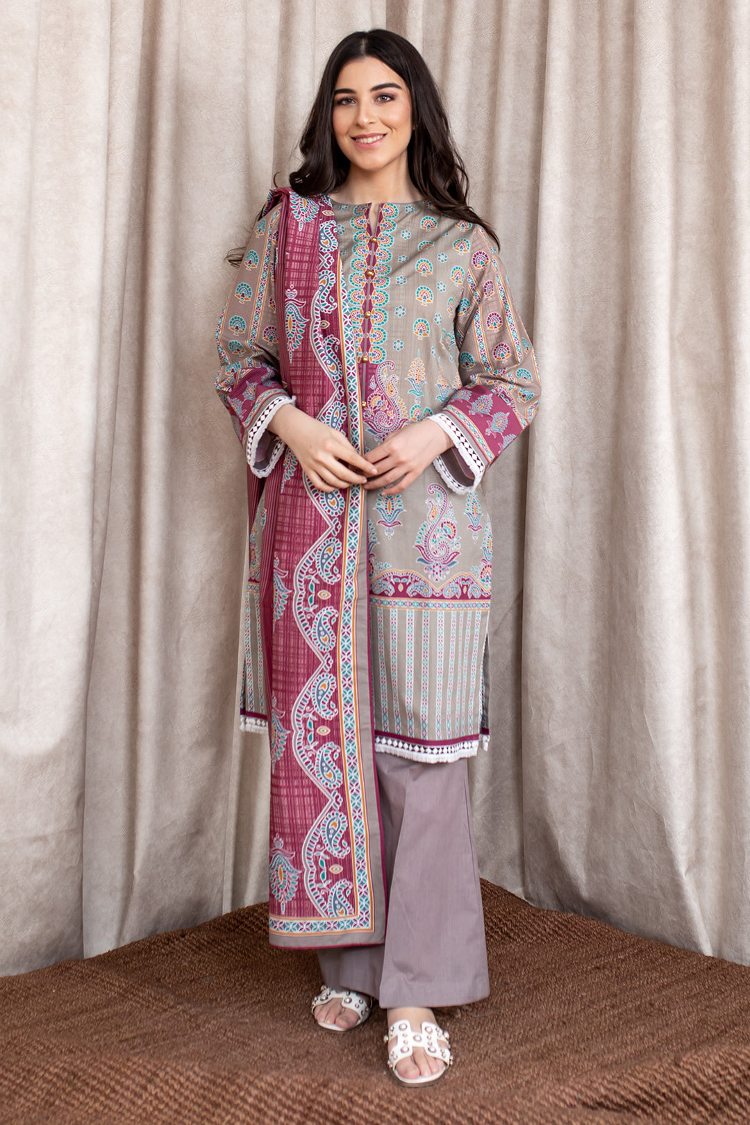 Shirt Shalwar Dupatta - 0344