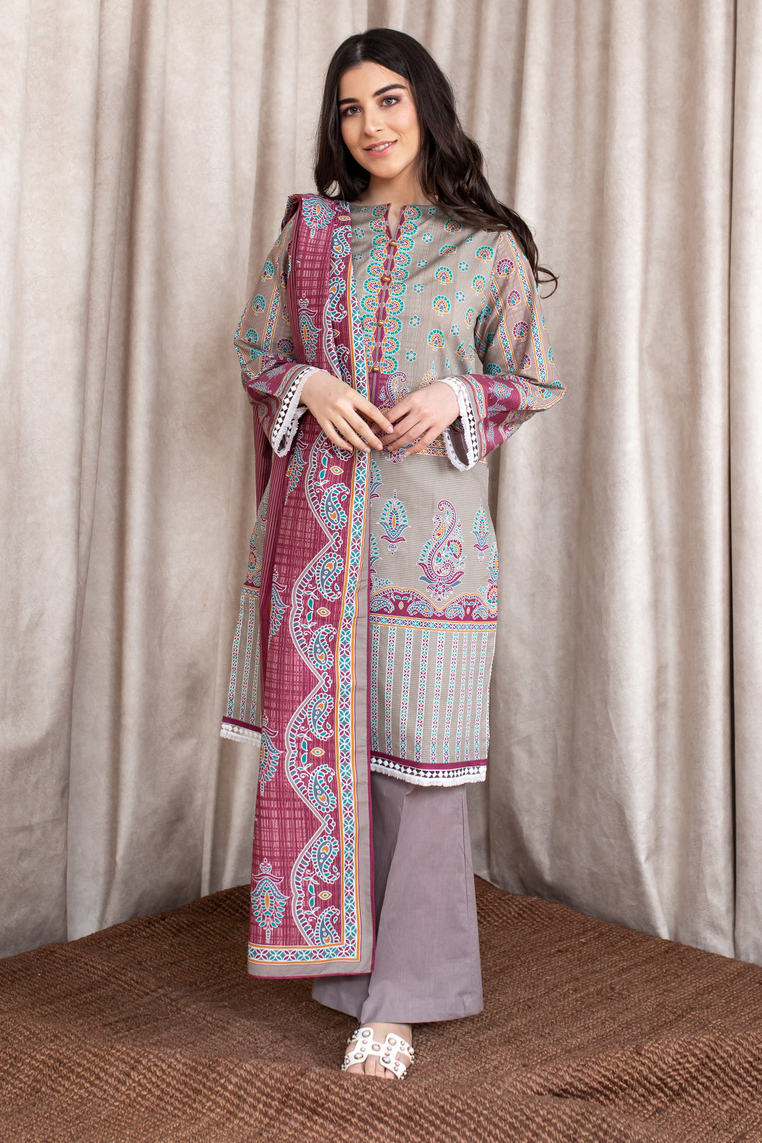 Shirt Shalwar Dupatta - 0344