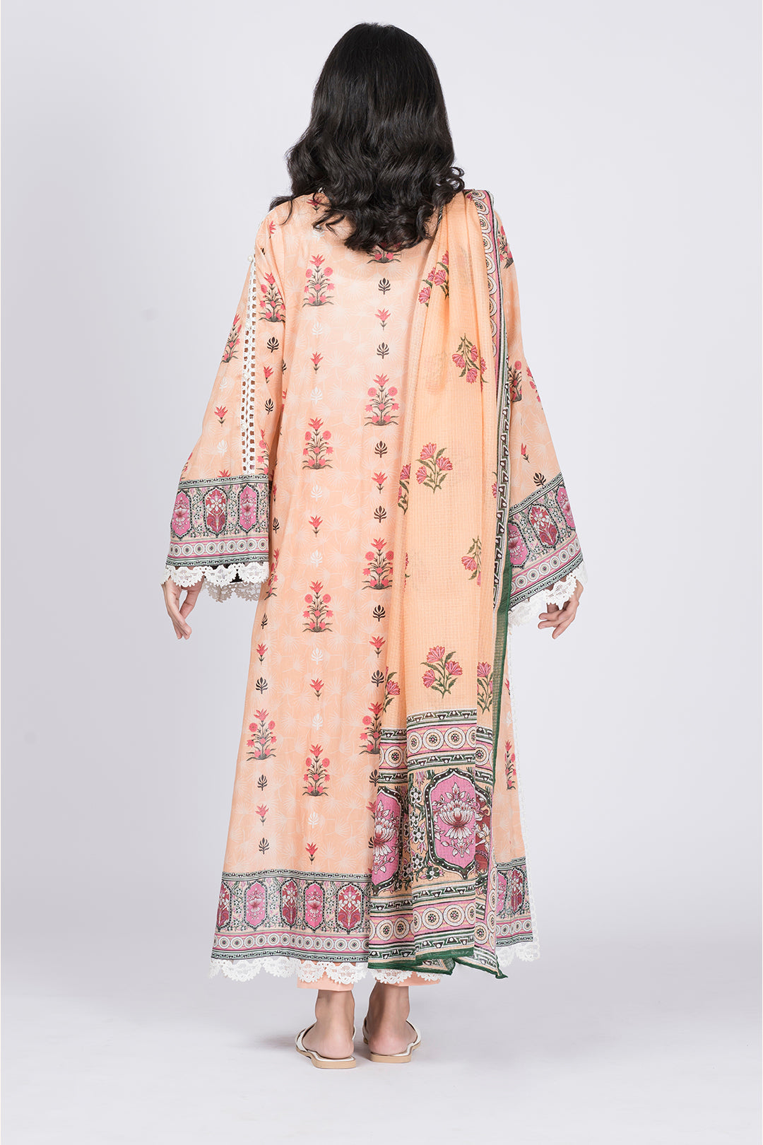 Embroidered Shirt Dupatta - 0573