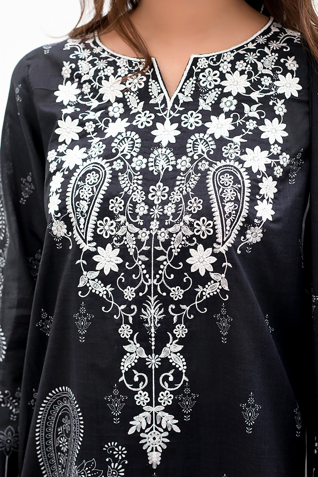 Embroidered Shirt Dupatta - 0624