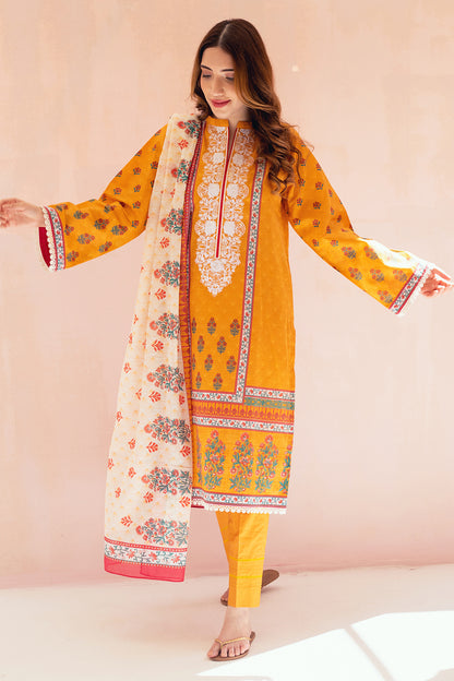 Embroidered Shirt Shalwar Dupatta - 0536