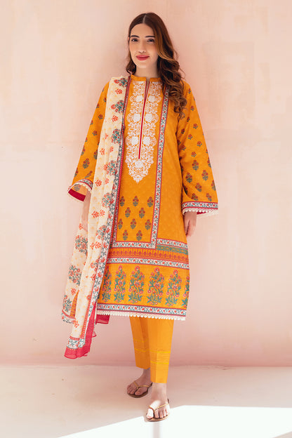 Embroidered Shirt Shalwar Dupatta - 0536