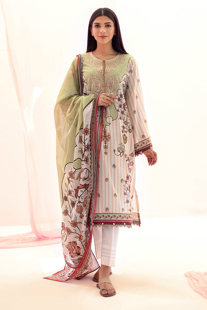 Embroidered Shirt Shalwar Dupatta - 0602