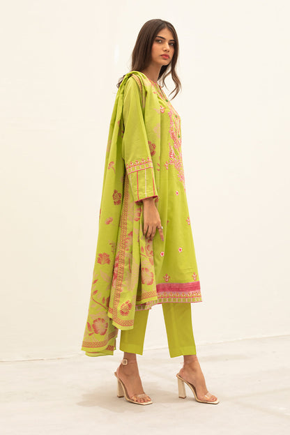 Embroidered Shirt Shalwar Dupatta - 0612