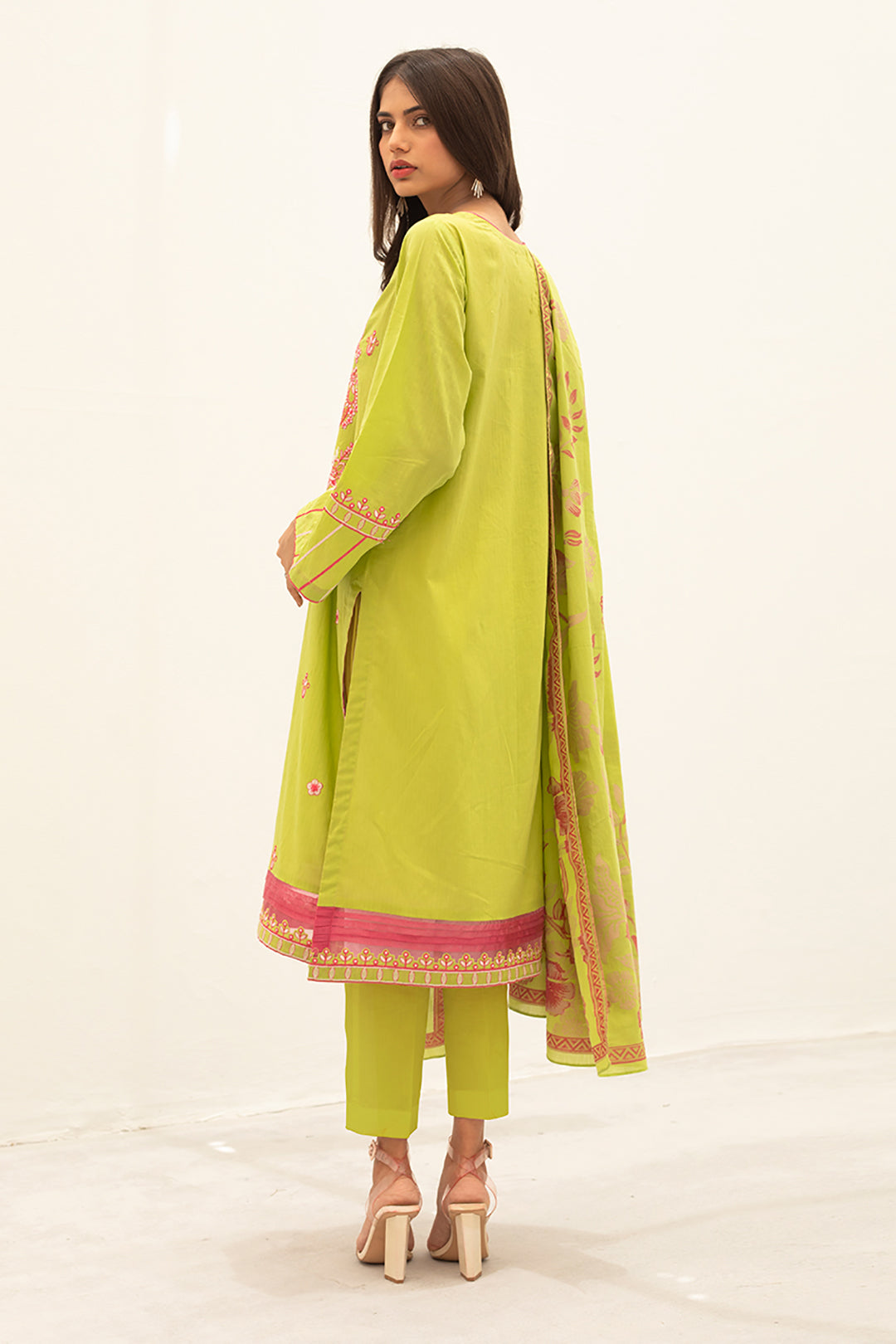 Embroidered Shirt Shalwar Dupatta - 0612