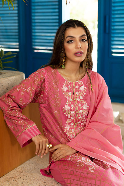 Embroidered Shirt Shalwar Dupatta - 0614