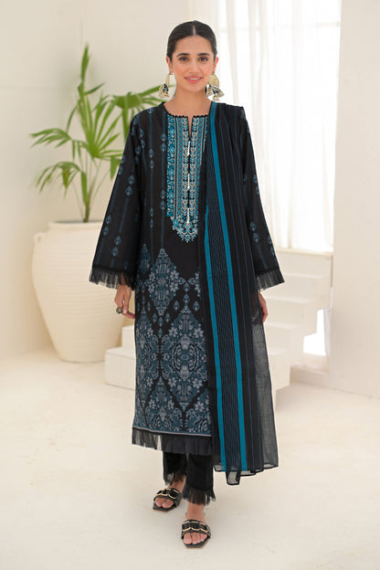 Embroidered Shirt Shalwar Dupatta - 0659