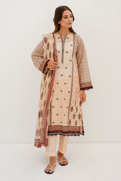 Embroidered Shirt Shalwar Dupatta - 0663