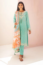 Embroidered Shirt Shalwar Dupatta - 0673