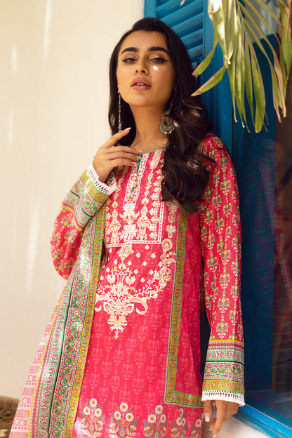 Embroidered Shirt Shalwar Dupatta - 0693