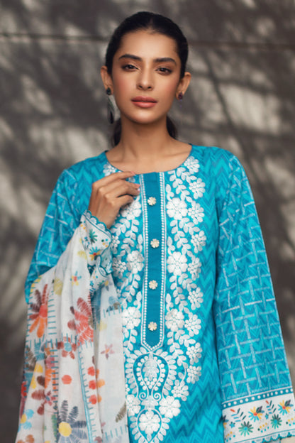 Embroidered Shirt Shalwar Dupatta - 0700