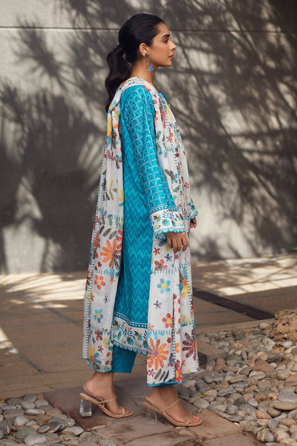 Embroidered Shirt Shalwar Dupatta - 0700