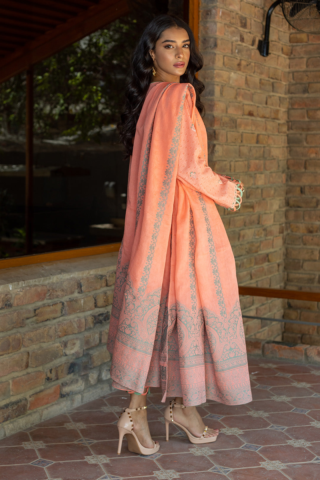 Embroidered Shirt Shalwar Dupatta - 0703