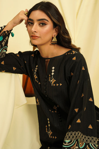 Embroidered Shirt Shalwar - 0707