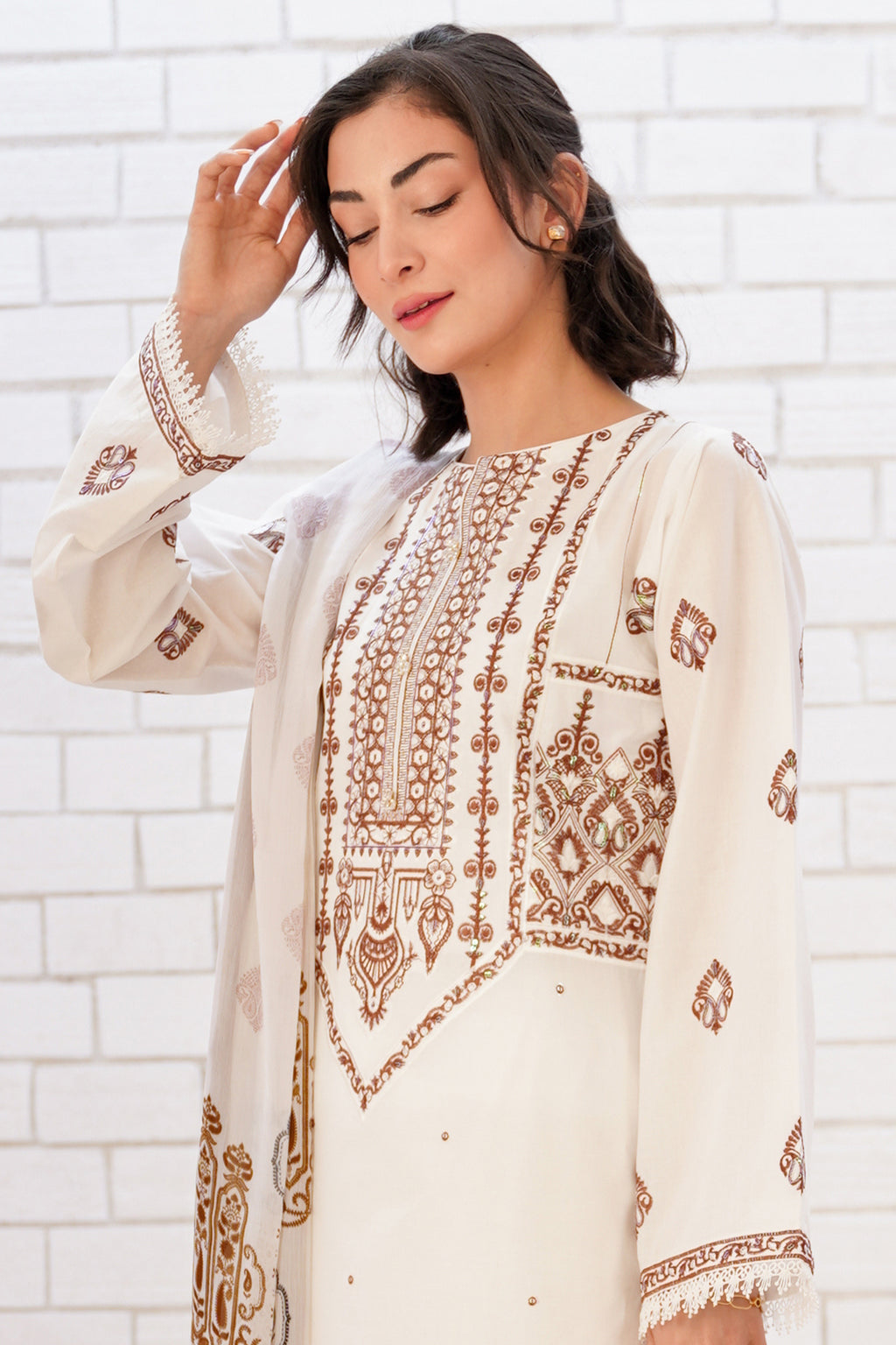 Embroidered Shirt Shalwar Dupatta - 1994