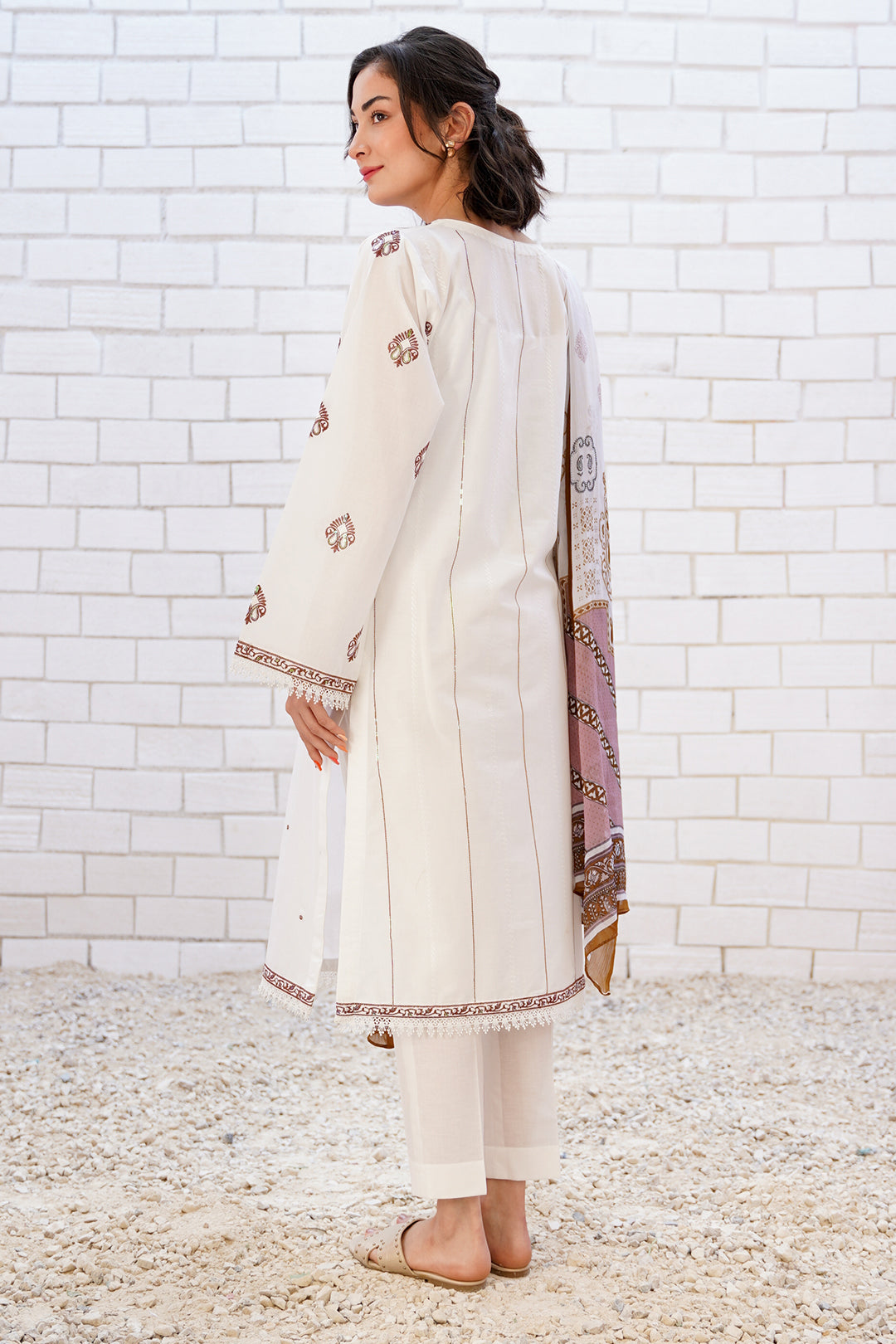 Embroidered Shirt Shalwar Dupatta - 1994