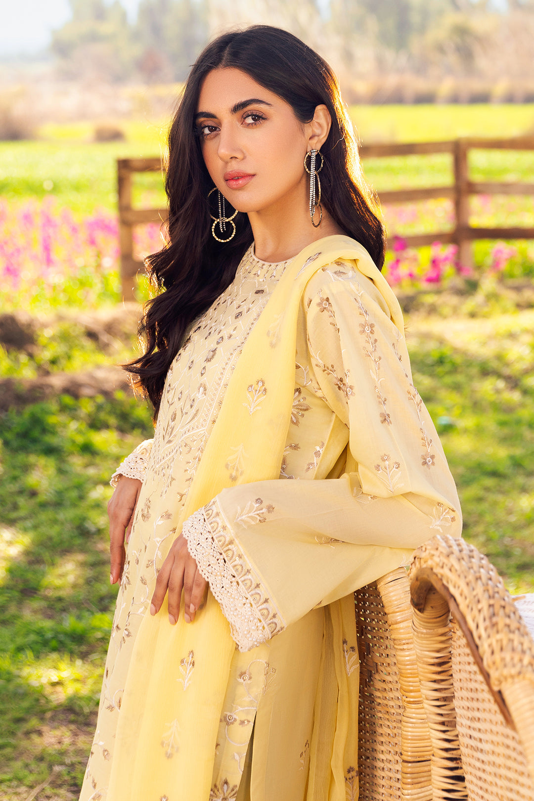 Embroidered Shirt Shalwar Dupatta - 2000