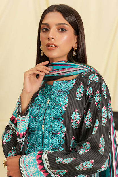 Embroidered Shirt Shalwar Dupatta - 0689