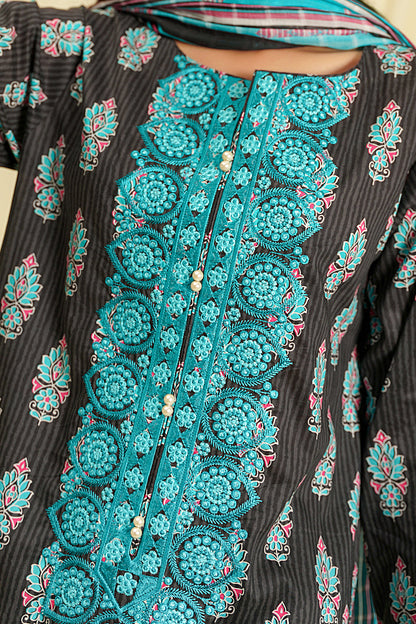 Embroidered Shirt Shalwar Dupatta - 0689