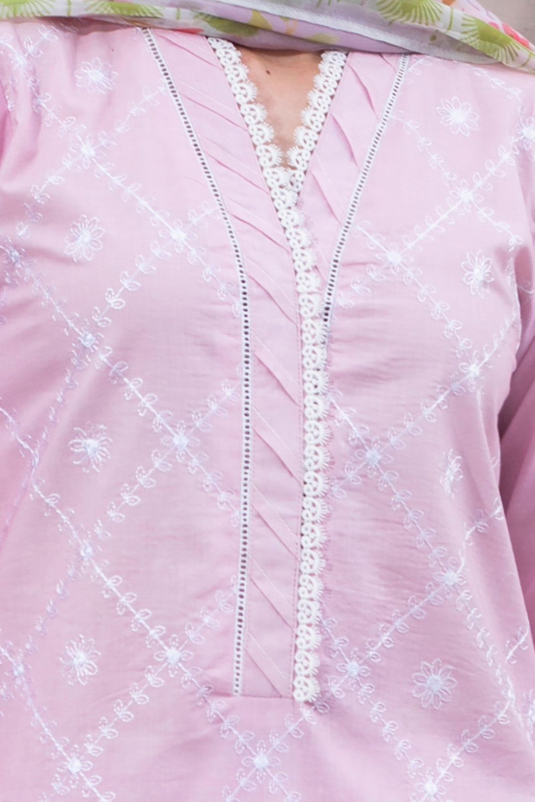 Embroidered Shirt Shalwar Dupatta - 0644