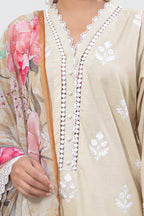 Embroidered Shirt Shalwar Dupatta - 0648