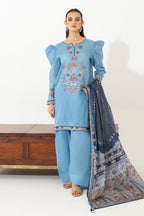 Embroidered Shirt Shalwar Dupatta - 0649