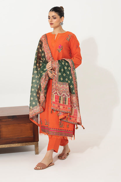 Embroidered Shirt Shalwar Dupatta - 0653