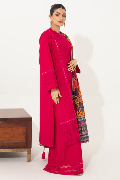 Embroidered Shirt Shalwar Dupatta - 0858