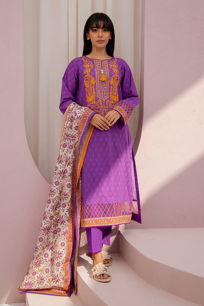 Embroidered Shirt Shalwar Dupatta - 0892