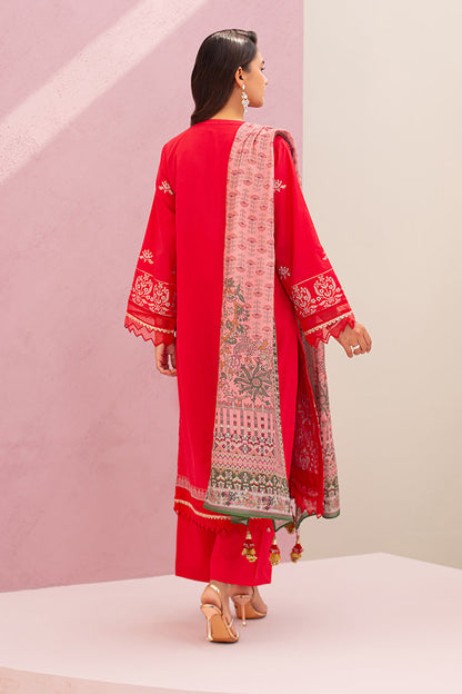 Embroidered Shirt Shalwar Dupatta - 0896